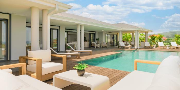 Location villa 4 chambres 8 couchages-1 piscine villa _